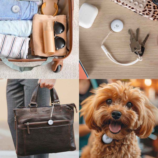 imoshion Wireless Tag - Bluetooth-Tracker für Android - 2 pack - Weiß