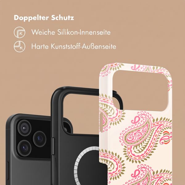 Selencia Vivid Rückabdeckung mit MagSafe Apple iPhone 18 Pro Max / 17 Pro Max - Paisley Blush