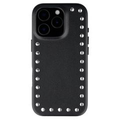 Selencia Studs Backcover mit MagSafe Apple iPhone 16 Pro - Velvet Black