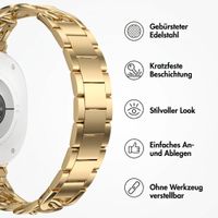 Selencia Chain Armband -   Universelle 20 mm Anschluss - Gold