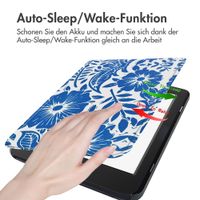 imoshion Design Slim Hard Case Sleepcover für das Tolino Page 2 - Flower Tile