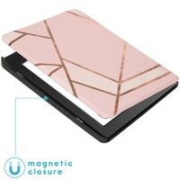 imoshion Design Slim Hard Case Klapphülle Tolino Page 2 - Pink Graphic