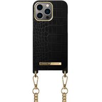 iDeal of Sweden Atelier Necklace Case für das iPhone 13 Pro - Jet Black Croco