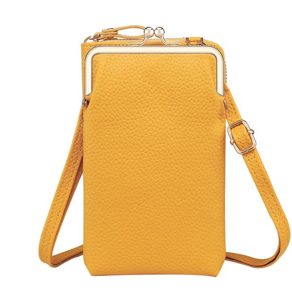 imoshion Vegane Leder-Handytasche Crossbody - Gelb