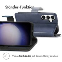 imoshion Luxuriöse Klapphülle Samsung Galaxy S23 FE - Dunkelblau