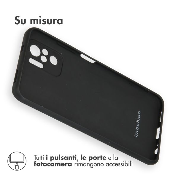 imoshion TPU Color Cover Xiaomi Redmi Note 10 (4G) / Note 10S - Schwarz