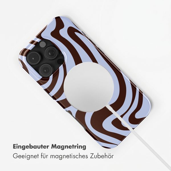 Selencia Vivid Rückabdeckung mit MagSafe Apple iPhone 16 Pro Max - Dream Swirl Chocolate