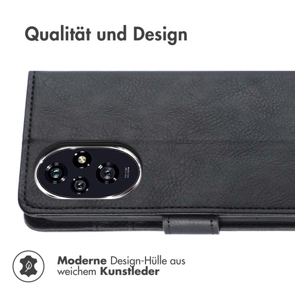 imoshion Luxuriöse Klapphülle Honor 200 Pro - Schwarz
