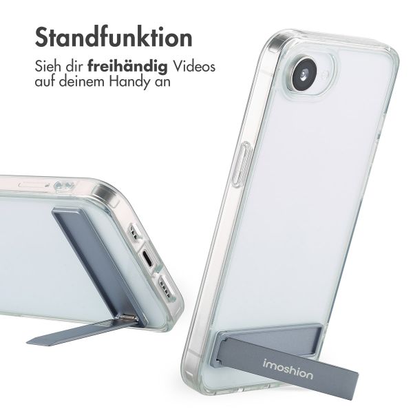 imoshion Back Cover mit Ständer iPhone 16e - Transparent