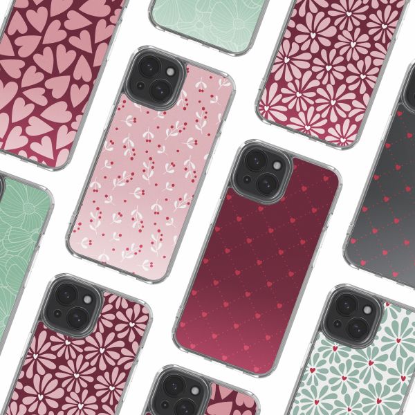 imoshion Design Hülle Apple iPhone 15 - Berries Blush