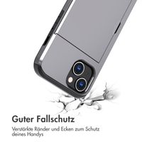 imoshion Backcover mit Kartenfach Apple iPhone 15 - Grau