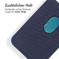 Accezz Leather Cardholder MagSafe - Kartenhalter mit MagSafe - Nightfall Blue