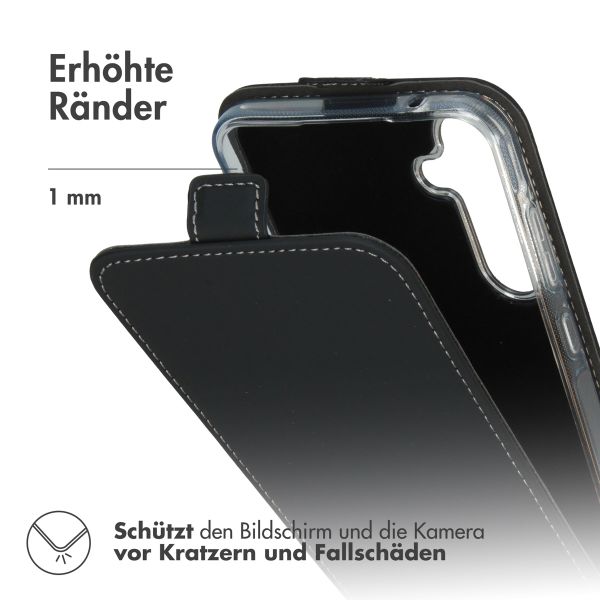 Accezz Flip Case für das Samsung Galaxy A55 - Schwarz