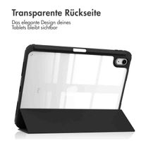 imoshion Trifold Hardcase Klapphülle Apple iPad 11 (2025) 11 Zoll A16 / iPad 10 (2022) 10.9 Zoll - Schwarz