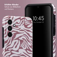 Selencia Vivid Back Cover Samsung Galaxy A15 (5G/4G) - Trippy Swirl Dark Rose
