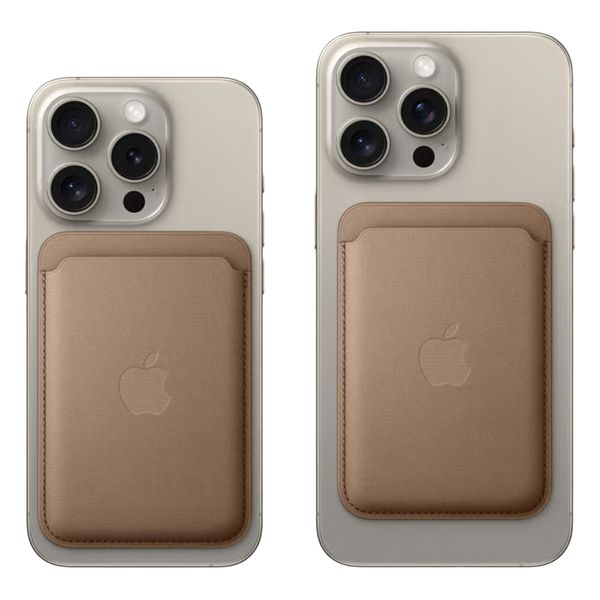 Apple FineWoven Wallet MagSafe mit 'Find-My' Funktion - Taupe