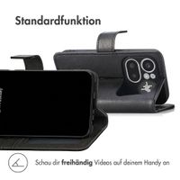 imoshion Luxuriöse Klapphülle Nothing Phone (4a) Pro - Schwarz