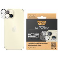 PanzerGlass Kameraprotektor aus Glas für das Apple iPhone 15 / 15 Plus