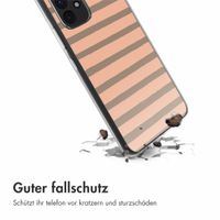 imoshion Design Hülle Samsung Galaxy A53 - Striped Peach Reverse