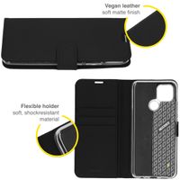 Accezz Wallet TPU Klapphülle Oppo A15 - Schwarz