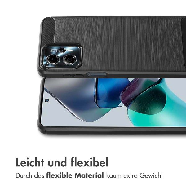 imoshion Brushed Back Cover Motorola Moto G13 / G23 - Schwarz