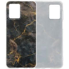imoshion Design Hülle Motorola Moto G54 - Black Marble