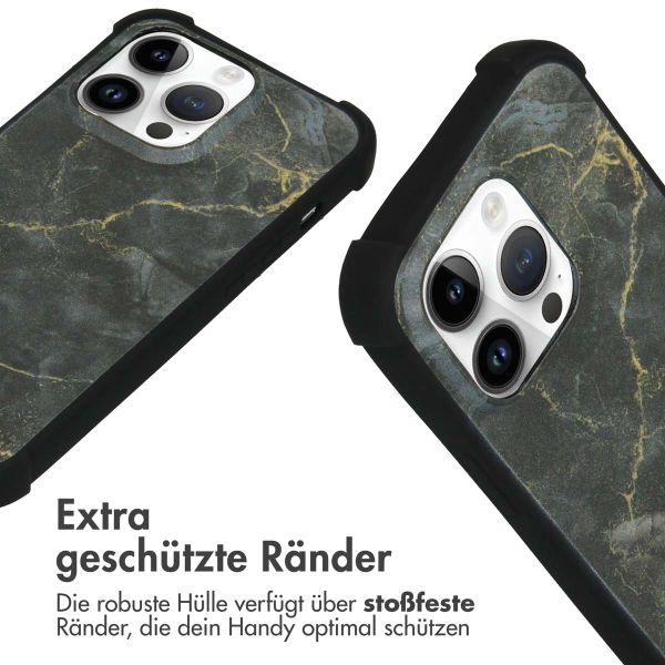 imoshion Design Hülle mit Band für das iPhone 14 Pro - Black Marble