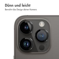 imoshion ﻿2er-Pack Objektivschutz für Kamera für das Apple iPhone 14 Pro / 14 Pro Max - Grau