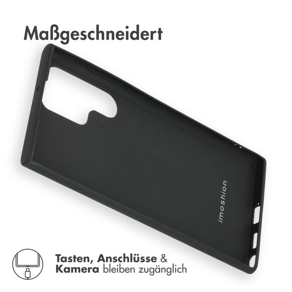 imoshion Color TPU Hülle für das Samsung Galaxy S22 Ultra - Schwarz