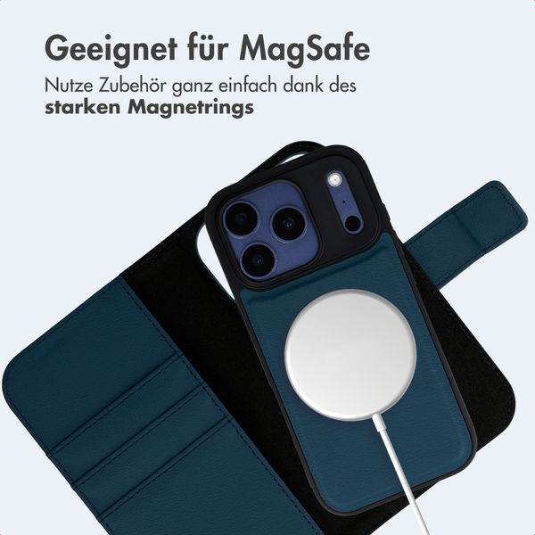 imoshion Herausnehmbare 2-in-1 Luxus-Bookcase Apple iPhone 17 Pro - Blau
