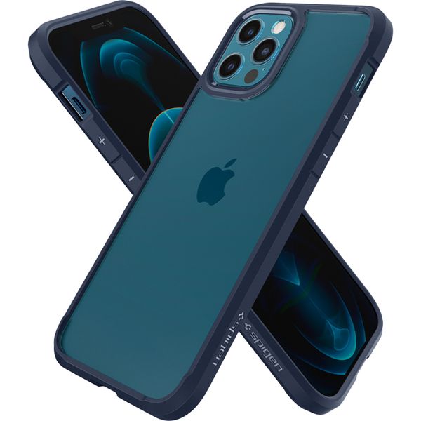 Spigen Ultra Hybrid™ Case für iPhone 12 (Pro) - Dunkelblau