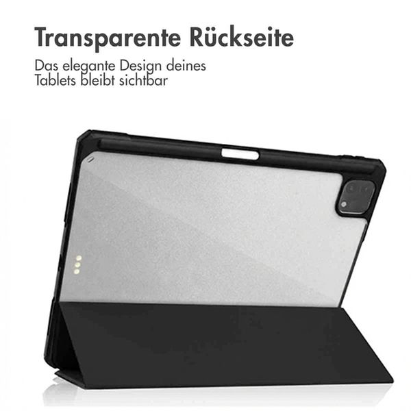 imoshion Trifold Hardcase Klapphülle Apple iPad Pro 11 (2022 / 2021 / 2020 / 2018) - Schwarz
