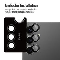 imoshion 2er-Pack Objektivschutz für Kamera für das Samsung Galaxy S25 - Schwarz