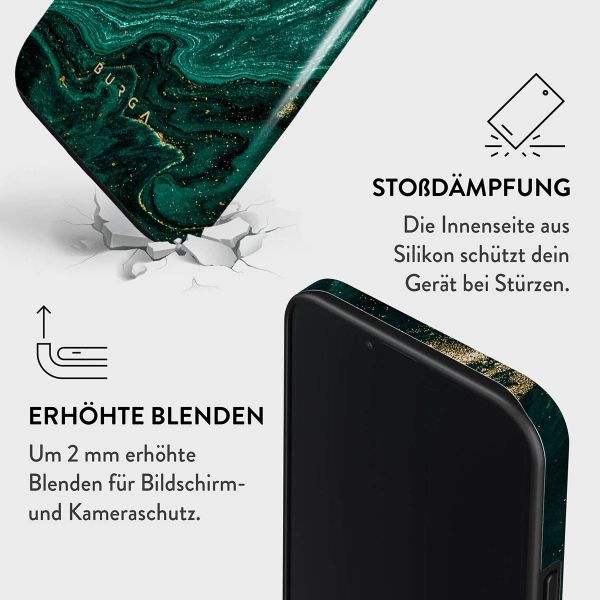 Burga Tough Back Cover für das Apple iPhone 13 - Emerald Pool