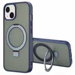 Accezz Ring Stand Backcover mit MagSafe Apple iPhone 14 - Blau