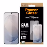 PanzerGlass Ultra-Wide Fit Antibakterieller Displayschutz mit Applikator Samsung Galaxy S26 FE