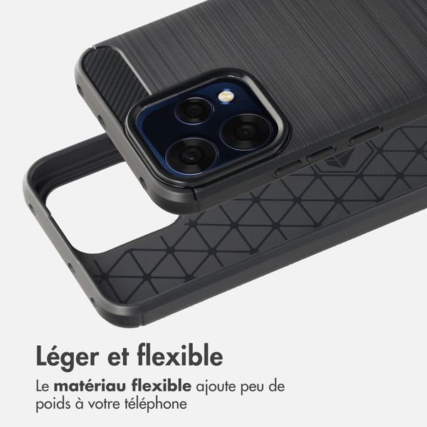 imoshion Brushed Back Cover Oppo Reno15 F (5G) - Schwarz