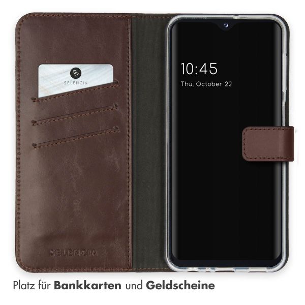 Selencia Echtleder Klapphülle Samsung Galaxy A23 (5G) - Braun