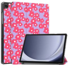 imoshion Design Trifold Klaphülle Samsung Galaxy Tab A11 Plus / A9 Plus - Dusty Rose Blossom