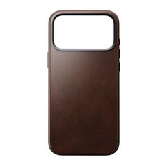 Nomad Traditionelles Horween-Leder Backcover mit MagSafe Apple iPhone 17 Pro Max - Rustic Brown