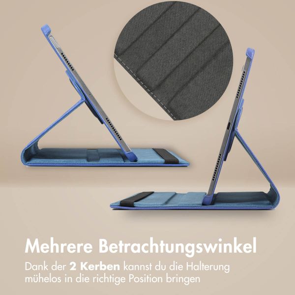 imoshion 360° drehbare Klapphülle Honor Pad X9 - Dunkelblau