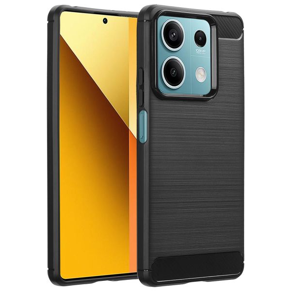 imoshion Brushed Back Cover für das Xiaomi Redmi Note 13 (5G) - Schwarz