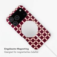 Selencia Vivid Rückabdeckung mit MagSafe Apple iPhone 18 Pro / 17 Pro - Check This Burgundy