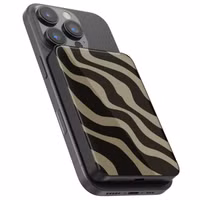 Selencia Vivid Powerbank 5.000 mAh - MagSafe und Qi2 - Black / Swirl Black