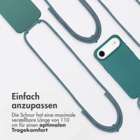 imoshion Color Backcover mit abnehmbarem Handykette und MagSafe Apple iPhone Air - Dunkelgrün
