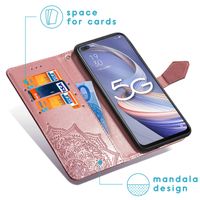 imoshion Mandala Klapphülle Oppo Reno4 Z 5G - Roségold