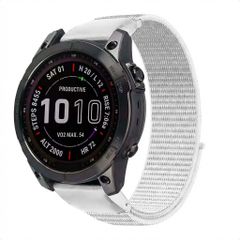imoshion QuickFit® Nylon Armband -   Garmin 20 mm Anschluss - Größe L/XL - Weiß