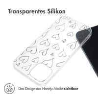 imoshion Design Hülle Apple iPhone 14 - Hearts