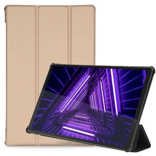 imoshion Trifold Klapphülle Lenovo Tab M10 Plus / M10 FHD Plus - Gold