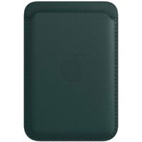 Apple Leather Wallet MagSafe (Apple Wallet 2nd generation) - Mit integrierter AirTag-Funktion - Forest Green